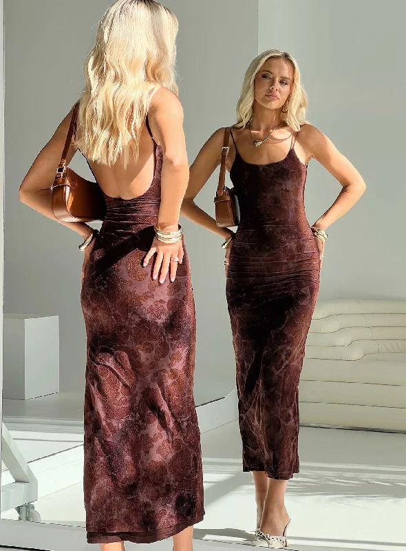 Today’s Deal Knox Maxi Dress Chocolate