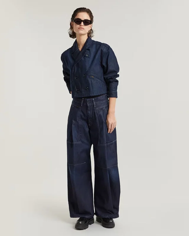 Reduced Prices CROPPED PEACOAT DENIM JACKET