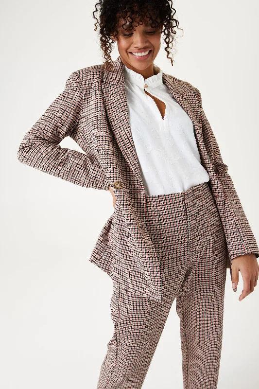 Buy Now Ladies Jacket | Beige, Red and Black