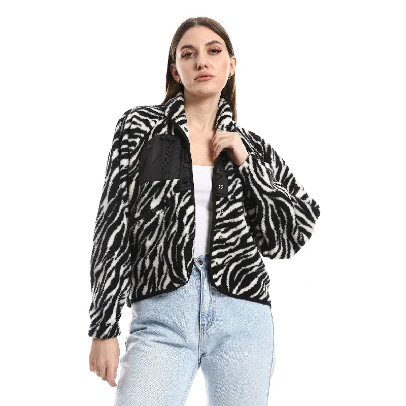 Steals and Deals Tiger Jacket With Two Snaps - Merch