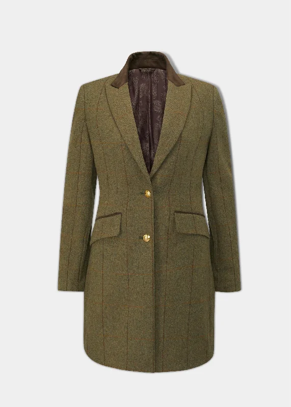 Price Reduction Combrook Ladies Mid-Thigh Coat In Grove - Regular Fit