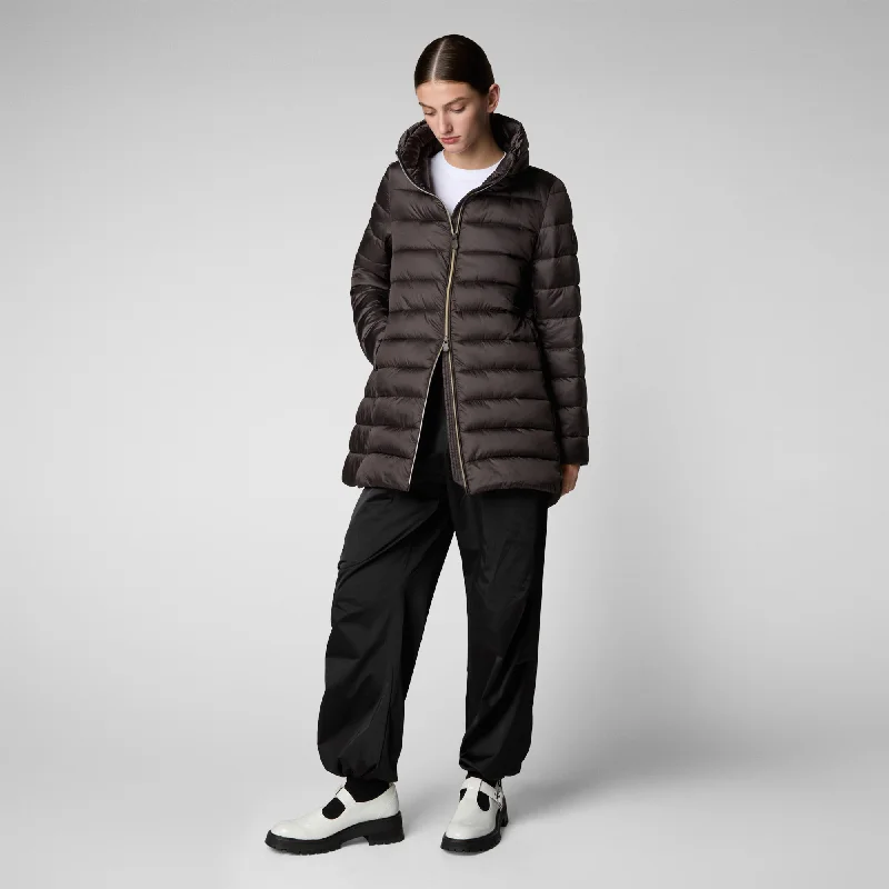 Best Bargains PIUMINO ANIMAL FREE DONNA LYDIA BROWN NERO