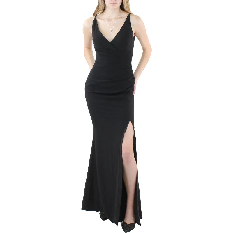 Super Sale Womens Ruched Formal Evening Dress