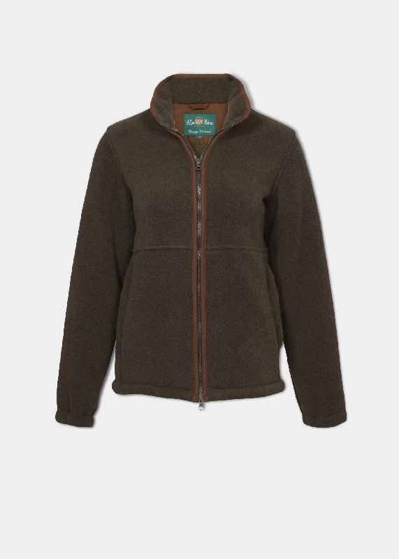 Low Prices Aylsham Ladies Fleece Jacket In Green - Regular Fit