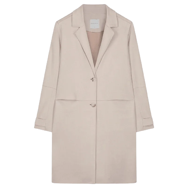 Quick Sale Rino & Pelle Babice Faux Suede Single Breasted Coat