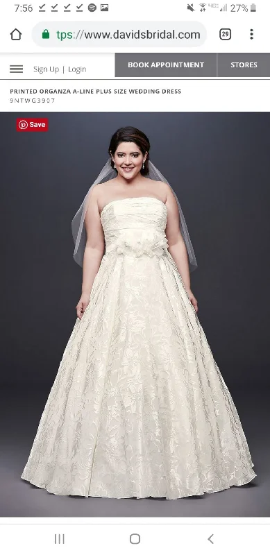 Super Bargain David's Bridal Ntwg3907