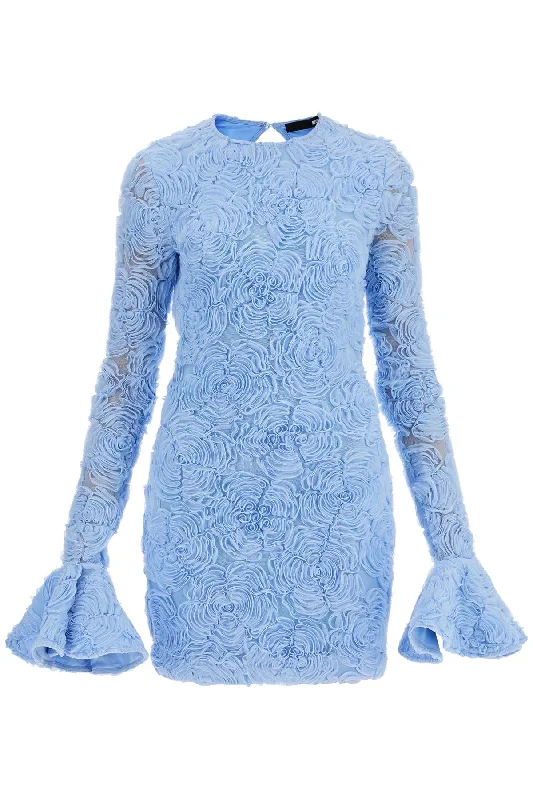 Extra Savings Rotate Women's Skyway blue Floral Mini Dress In Recycled Polyester