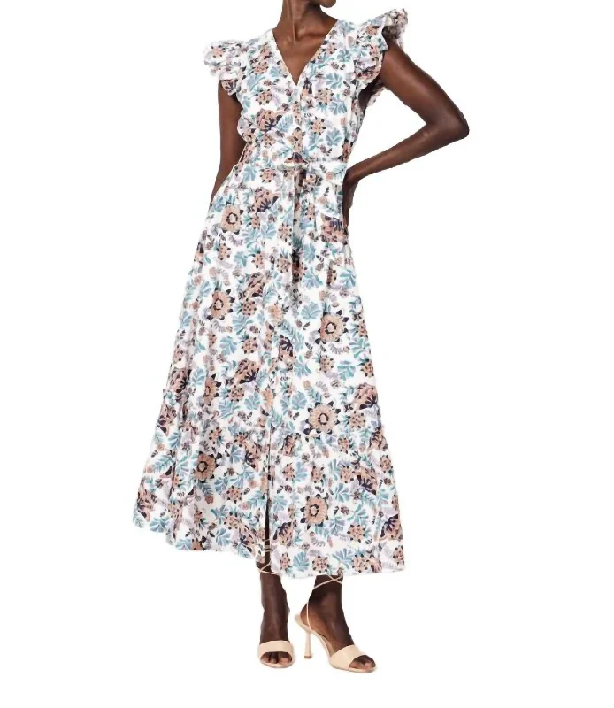 Lowest Price Noricel Ankle Dress In Miramonte Print