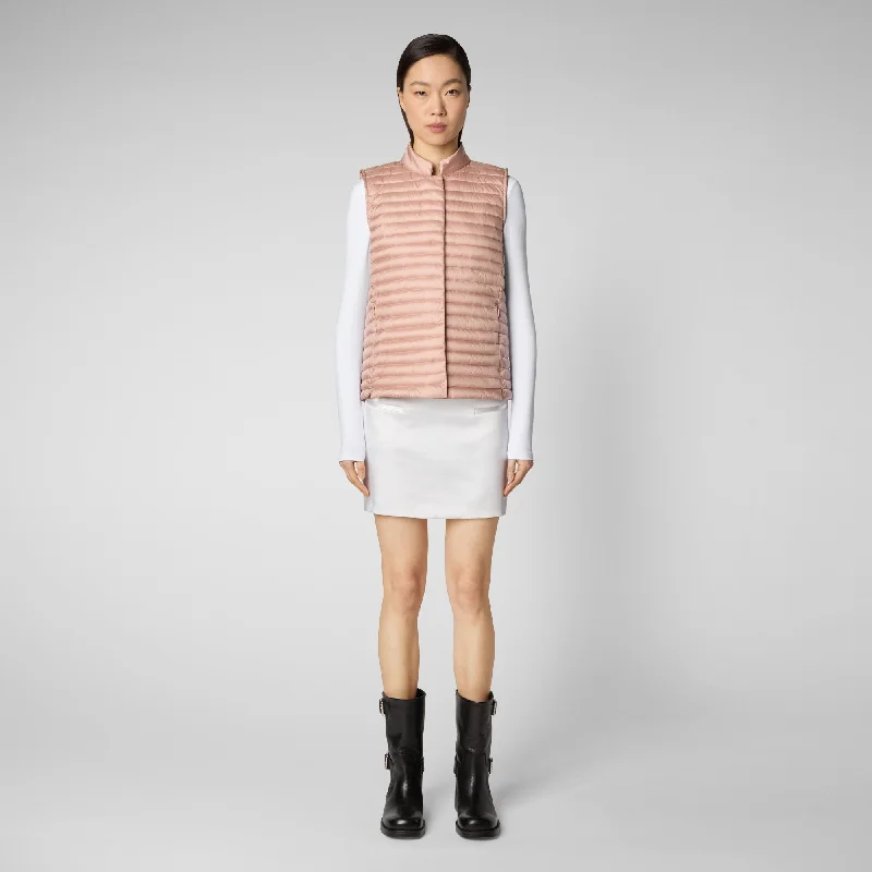 Discount Mania Gilet trapuntato donna Aria rosa cipria