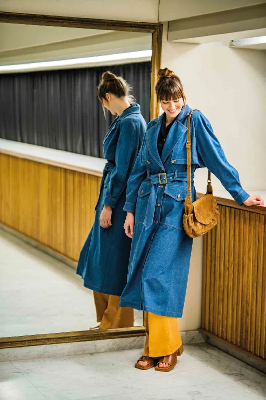 Instant Savings Fibre Mood Drea Trench Coat