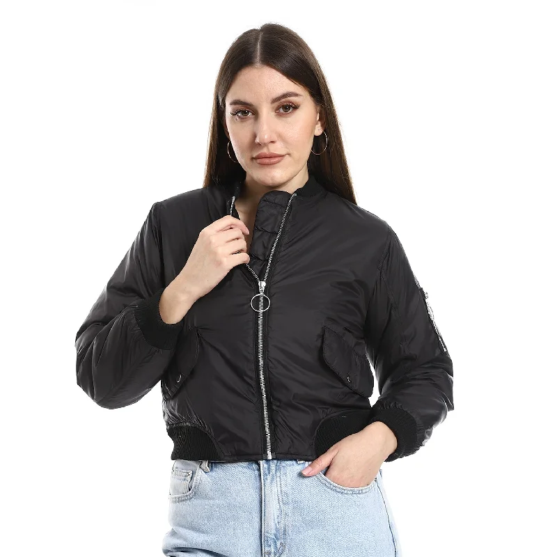 Can't Be Beat Bomber Jacket With Inner Lining - Merch