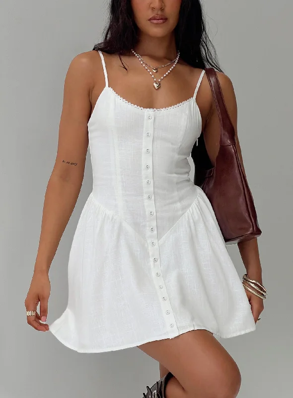 Bargain Prices Dewy Mini Dress White