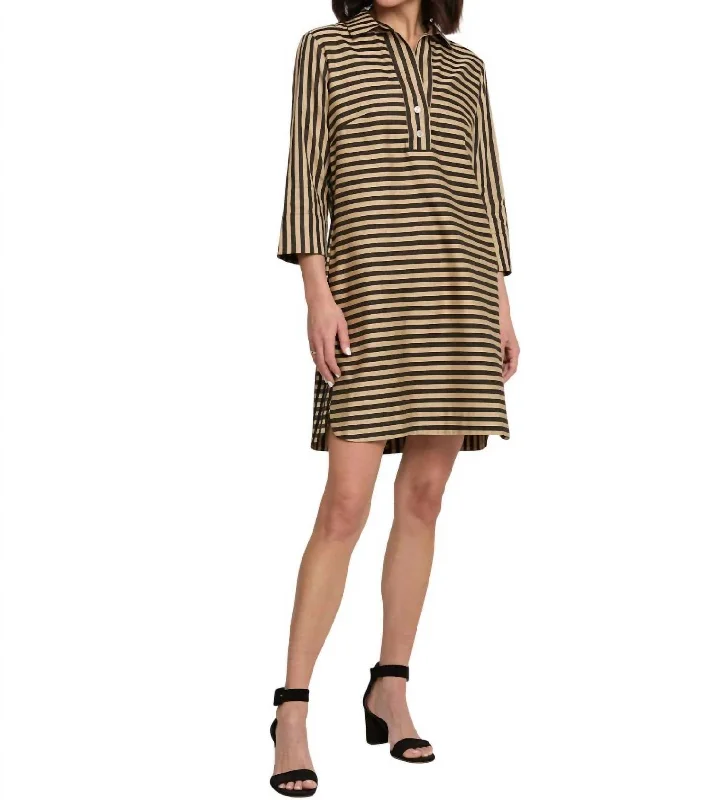 Weekend Flash Sale Aileen Shirt Dress In Latteblk