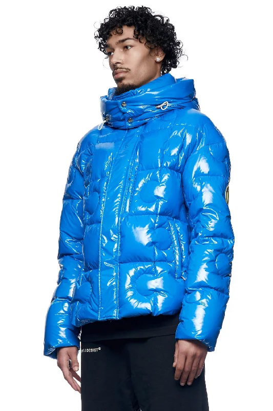 Instant Discount PUZZLE PUFFER (BLUE)