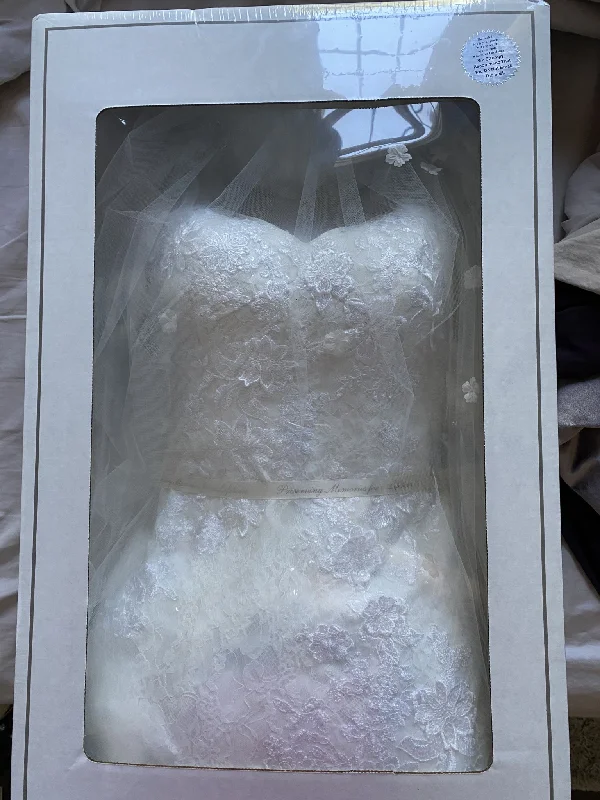 Quick Sale David's Bridal off shoulder white lace