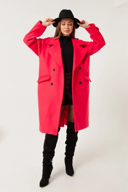 Extra Savings Female Ornamental Pocket Lid Stamp Coat