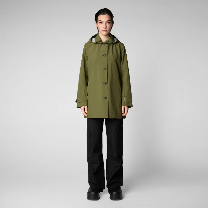 Discount Deals Impermeabile donna April Verde oliva