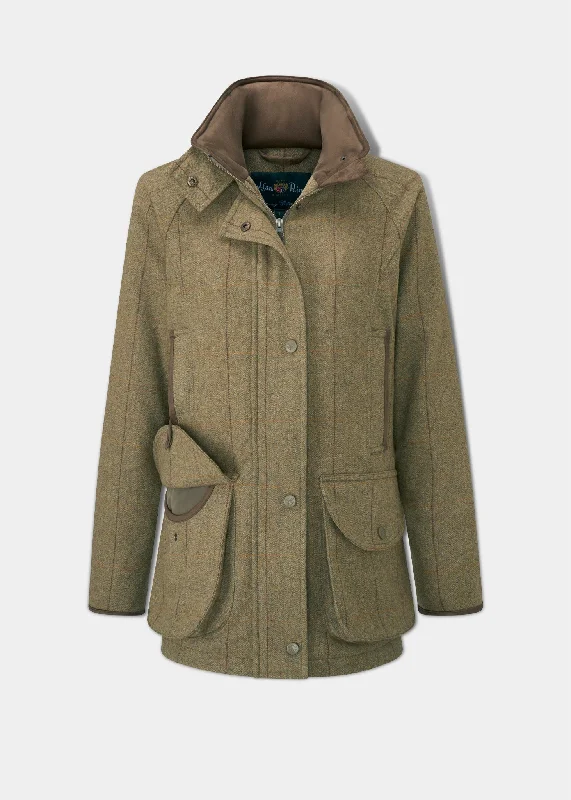 Today's Special Combrook Ladies Tweed Shooting Coat In Grove - Shooting Fit