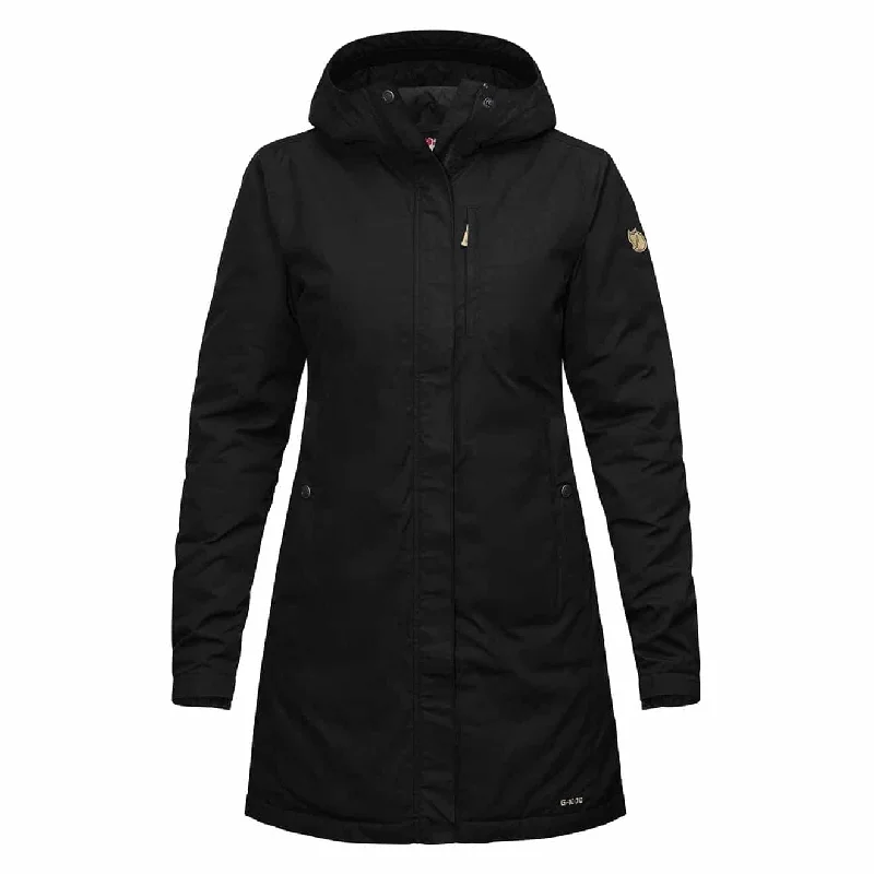 Limited Edition Fjallraven Womens Kiruna Padded Parka Black