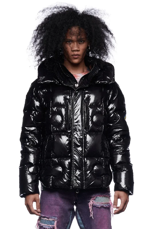 Daily Deals PUZZLE PUFFER (BLACK)